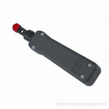 Punch Down Tool for Seating Wire into Terminal Black or Cutoff Wire End After Terminated
